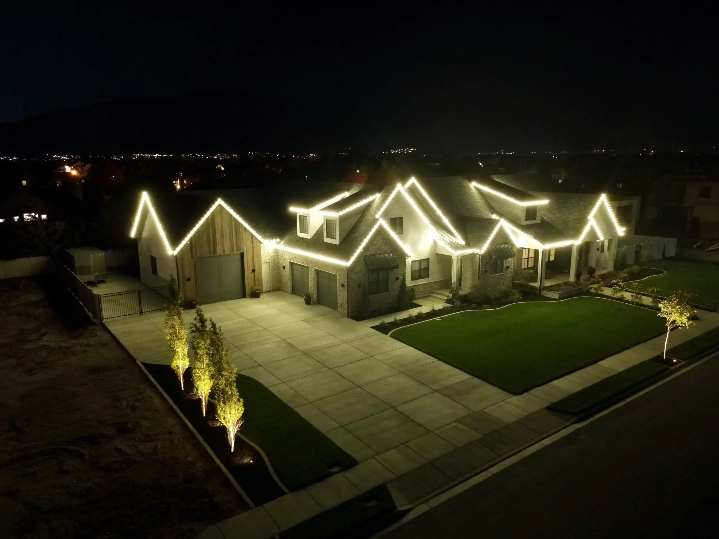 Christmas Lighting — completed job